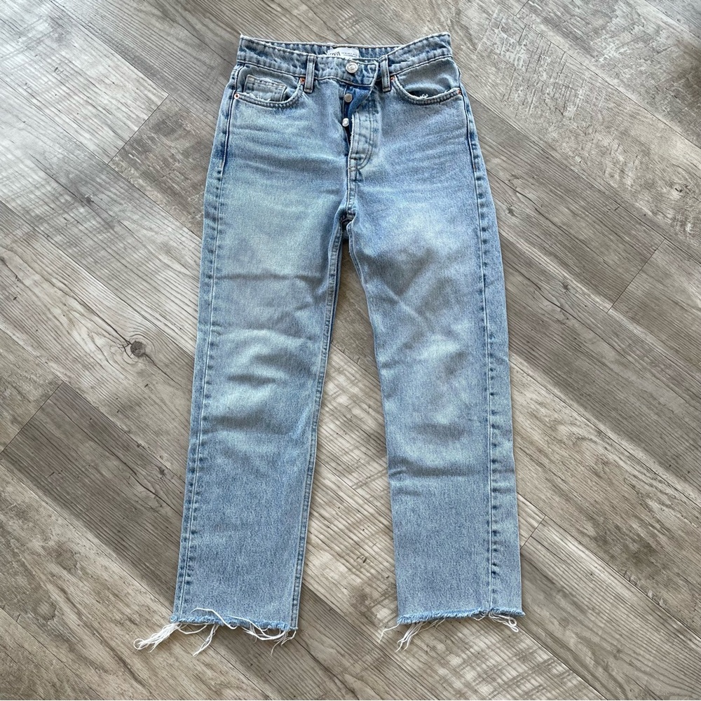 Zara High Waist Mom Jeans